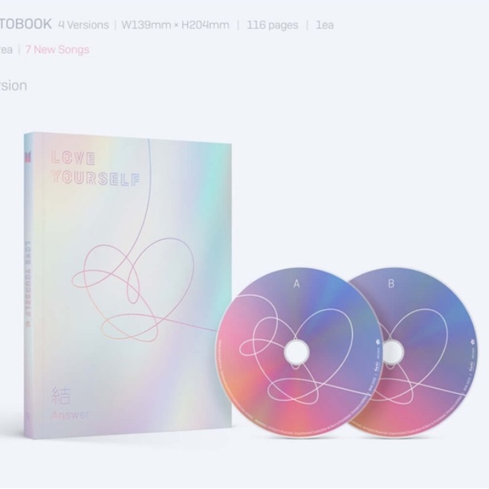 BTS Love Yourself Album
